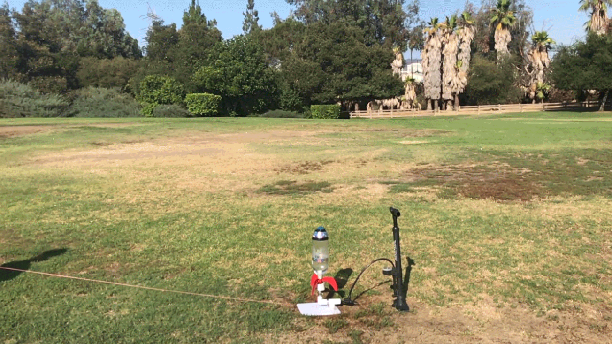 nerf soda rocket