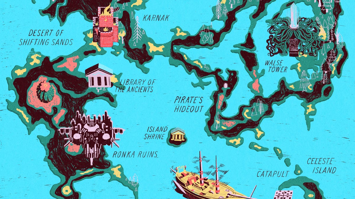 Final fantasy 3 карта