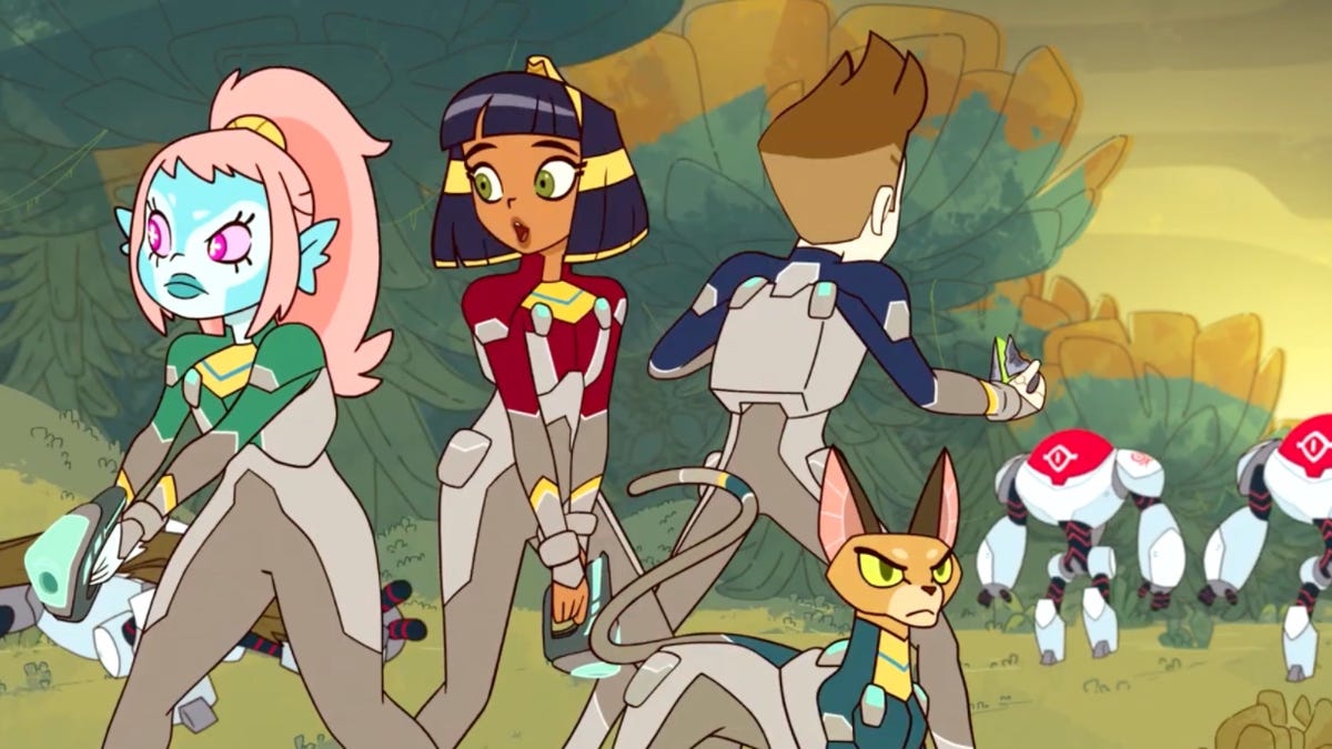 Dreamworkstv Trailer For Animated Series Cleopatra In Space