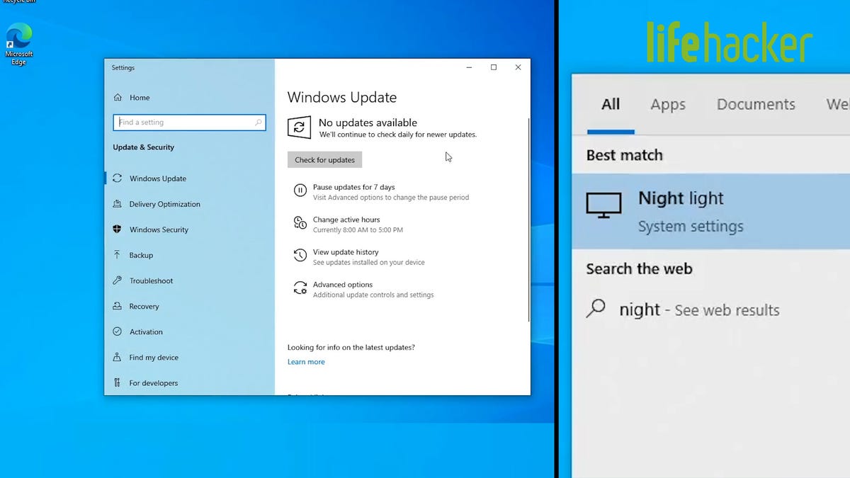 The first things to set up in Windows 10