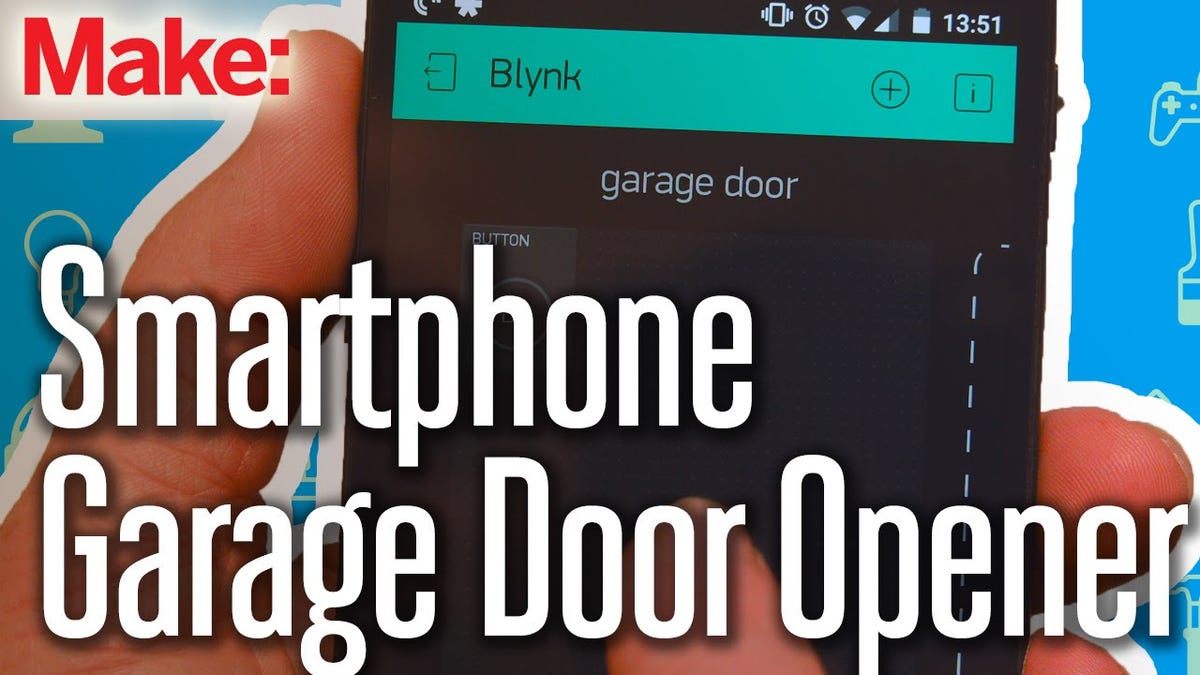 Smartphone-Controlled Garage Door Opener