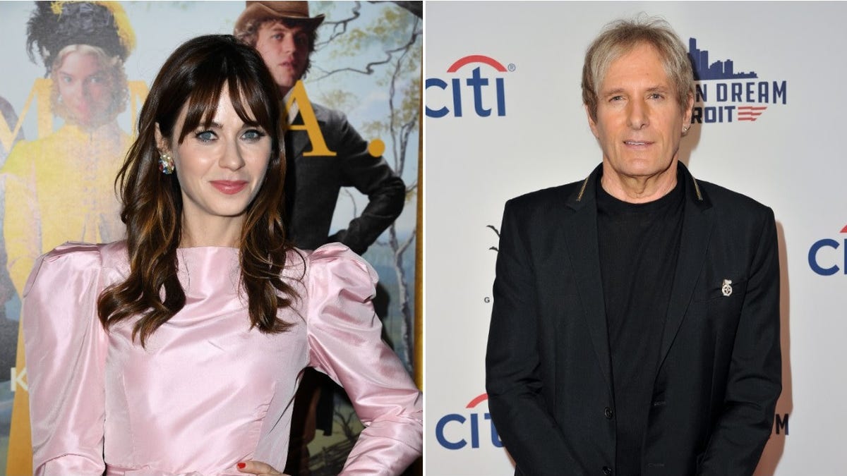 Zooey Deschanel and Michael Bolton to present the Celebrity Dating Game