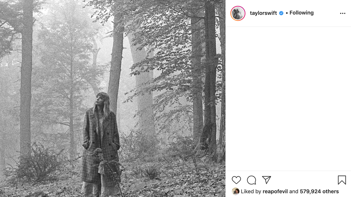 Taylor Swift Announces Surprise New Album Folklore