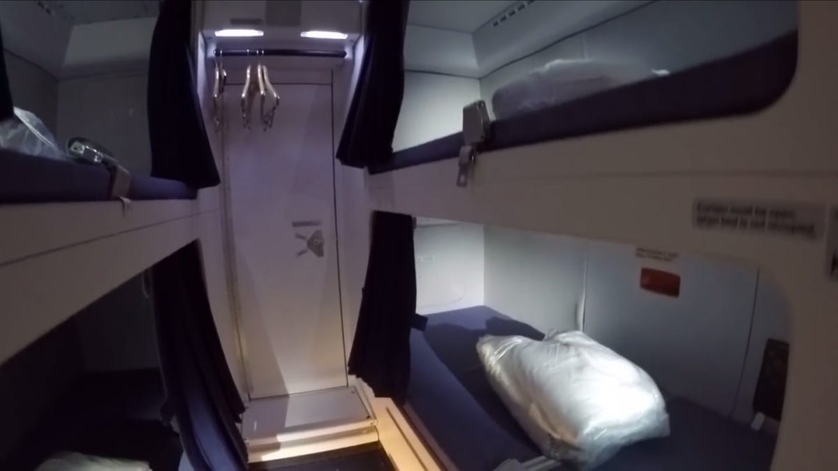 Inside The Secret Compartment Of An Airbus A380 Where Crew Members