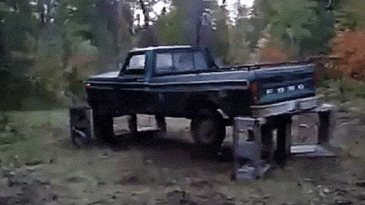 This Video Of Hillbillies Torturing An Old Ford Pickup In