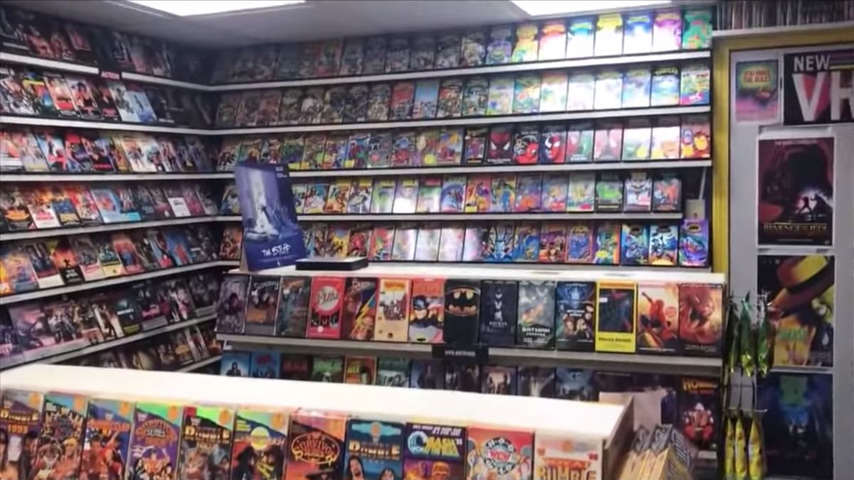 video game rental store