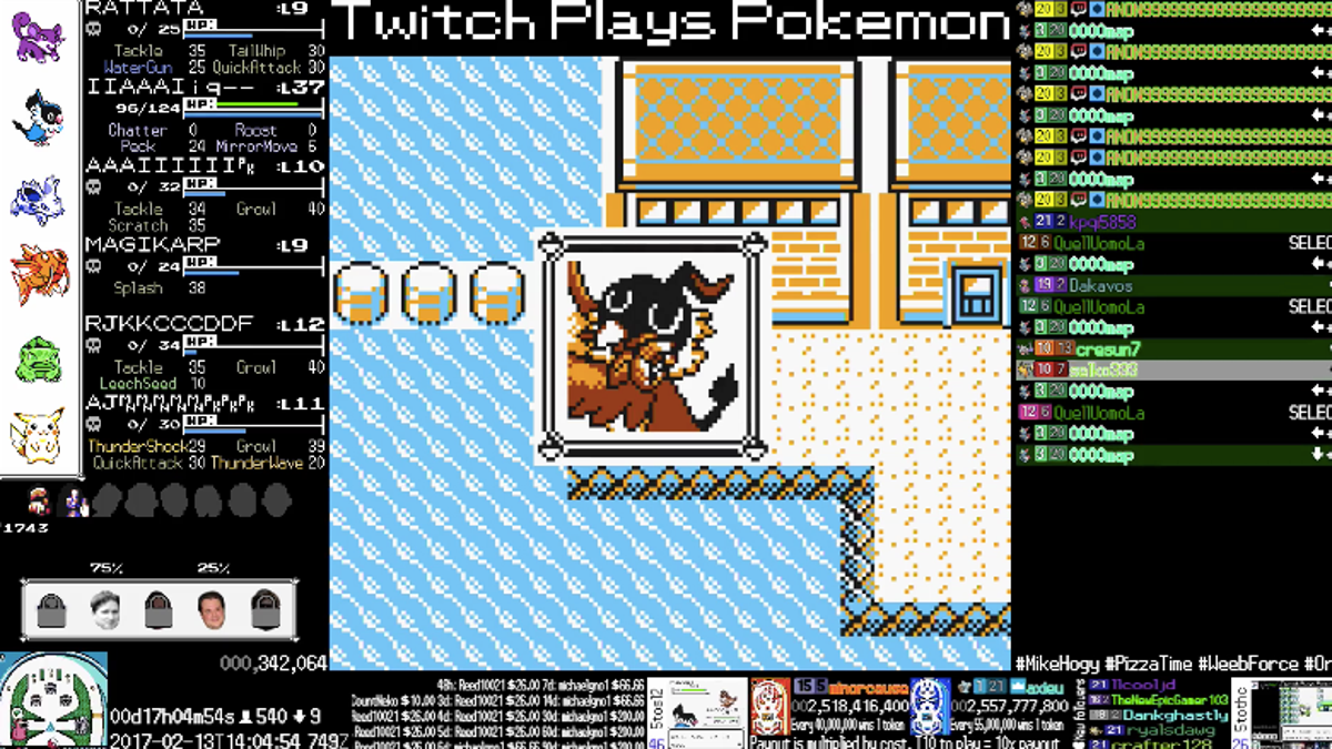 For Its Three Year Anniversary Twitch Plays Pokémon Gets Its Most