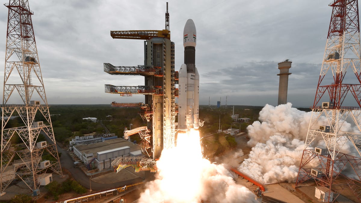 Historic Indian Moon Mission Underway After Successful Launch Of 