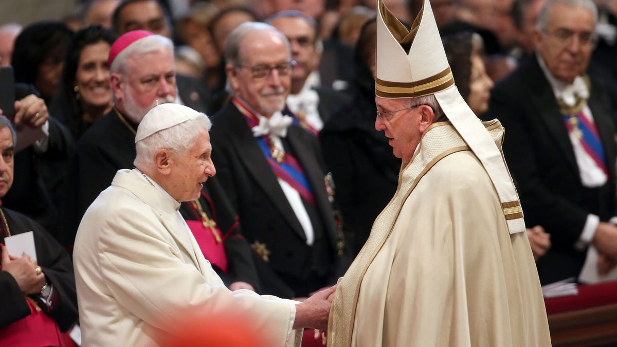 Pope Francis And Pope Benedict Xvi Are Fighting Over Who Can Fuck