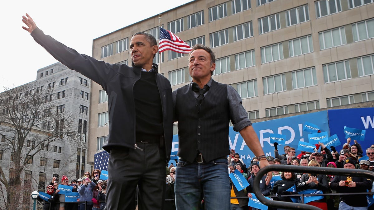 Bruce Springsteen and Barack Obama are presenting a podcast