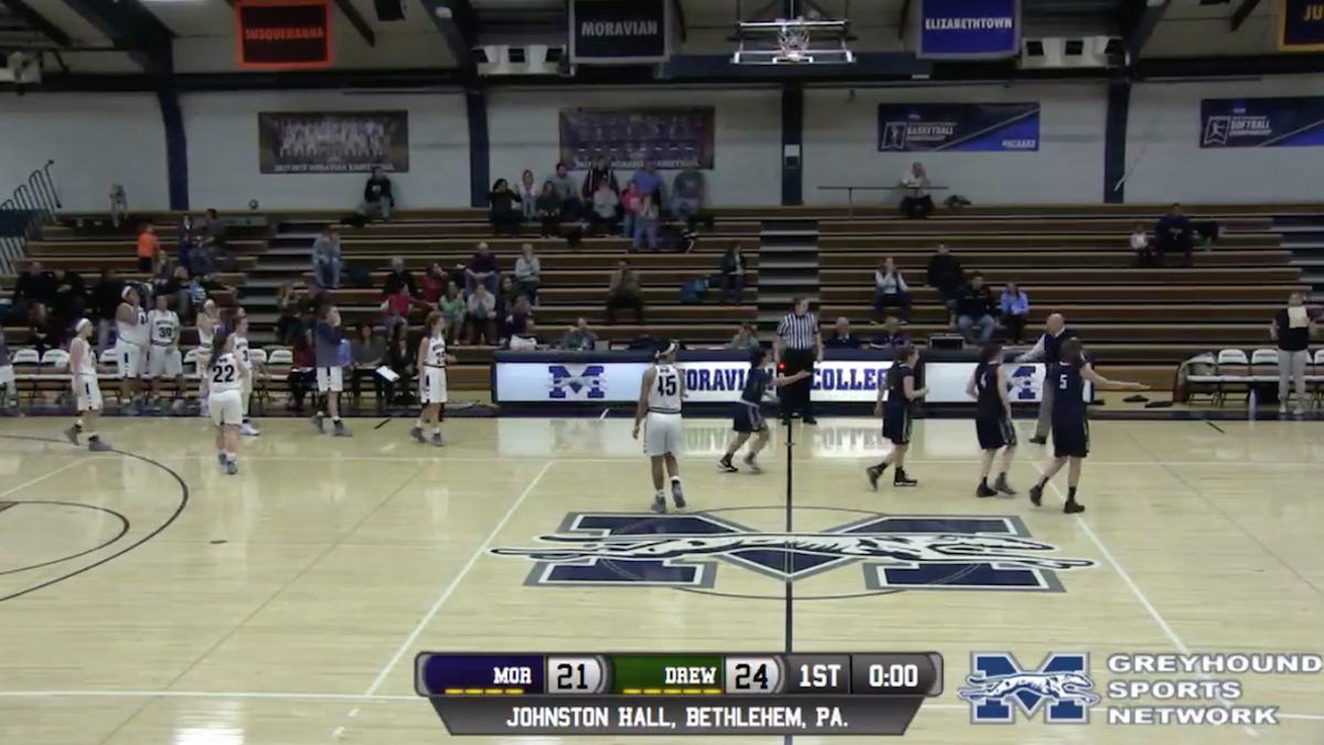 Live Dog Mascot Runs Over Women S College Basketball Player During