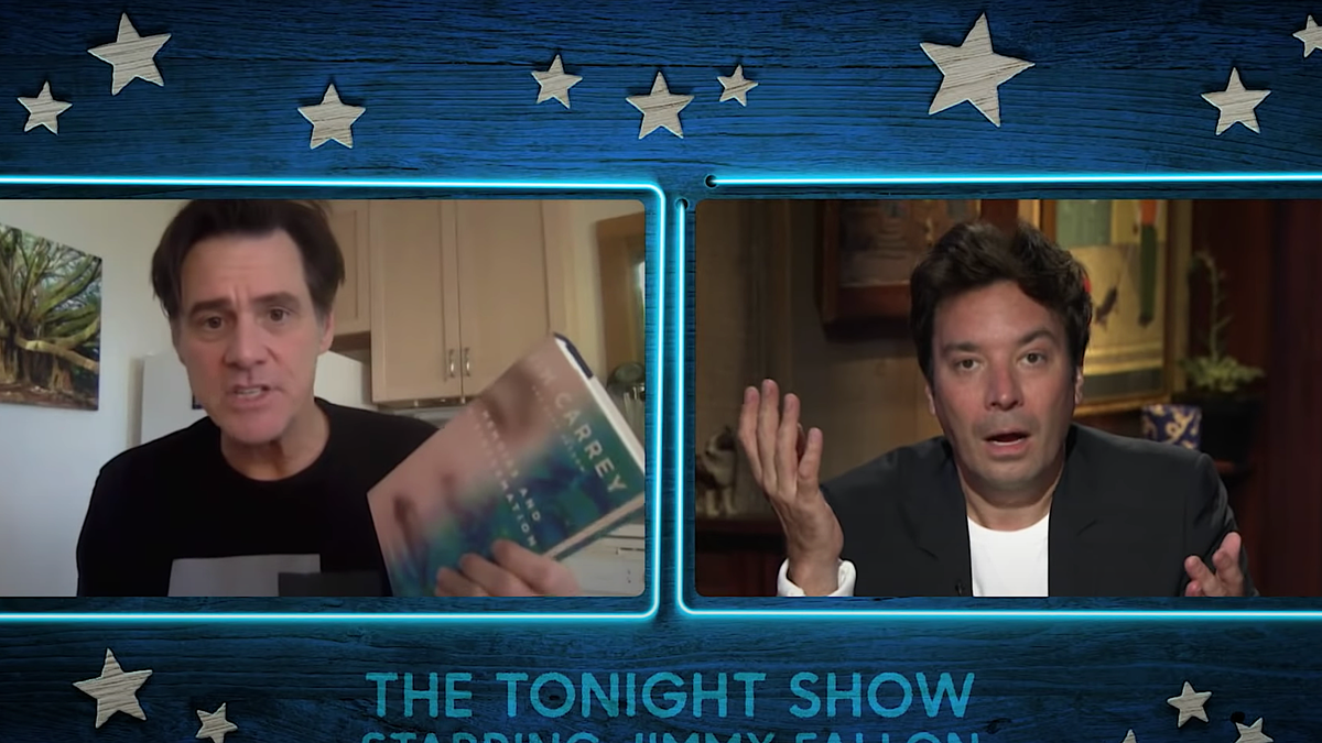 Best selling novelist Jim Carrey talks about prepping his soul for