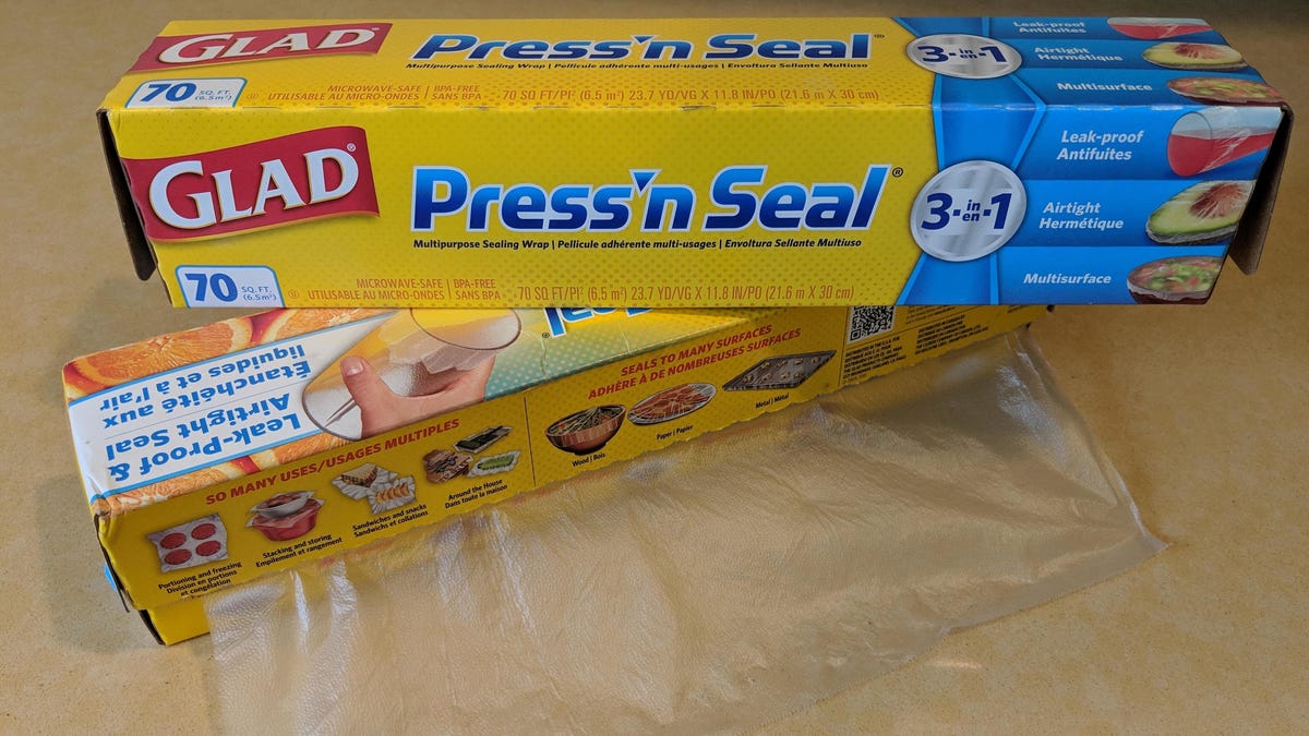 press n seal plastic wrap