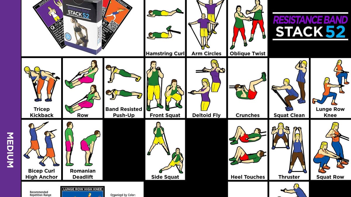 This Exercise Chart Is Full of Travel-Friendly, Resistance ...