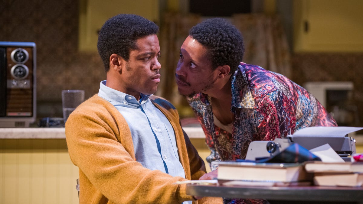 True w. True West. Steppenwolf Theatre Company. Duke brothers.