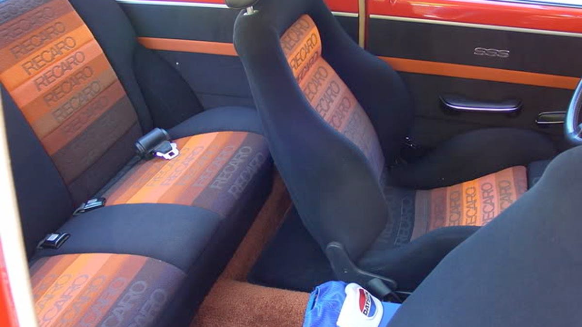 Orange 80s Recaro Seats