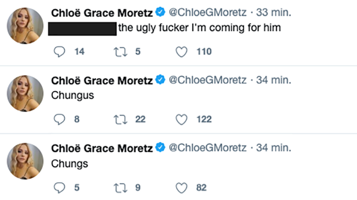 1200px x 675px - ChloÃ« Grace Moretz's Twitter Hacked, Apparently by Same Group That Took  Over Jack Dorsey's