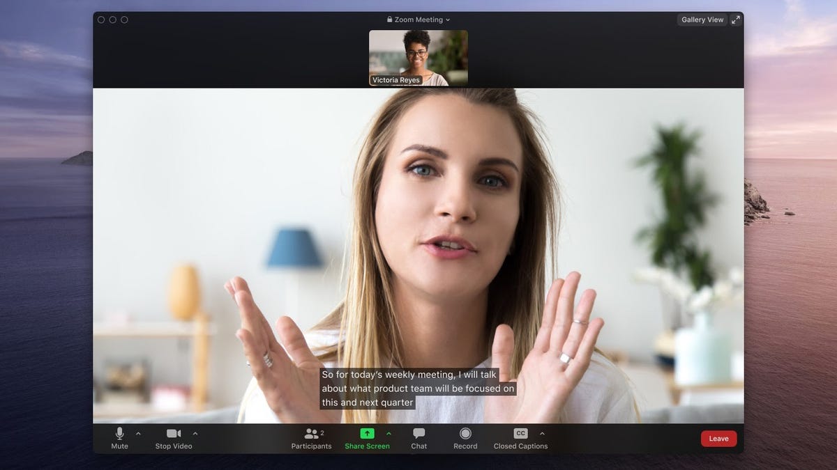 How to enable new closed captions for Zoom’s live transcripts for your meeting