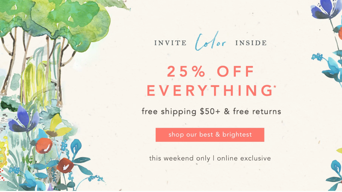 Anthropologie Is Having A Sale And Everything Is 25 Off