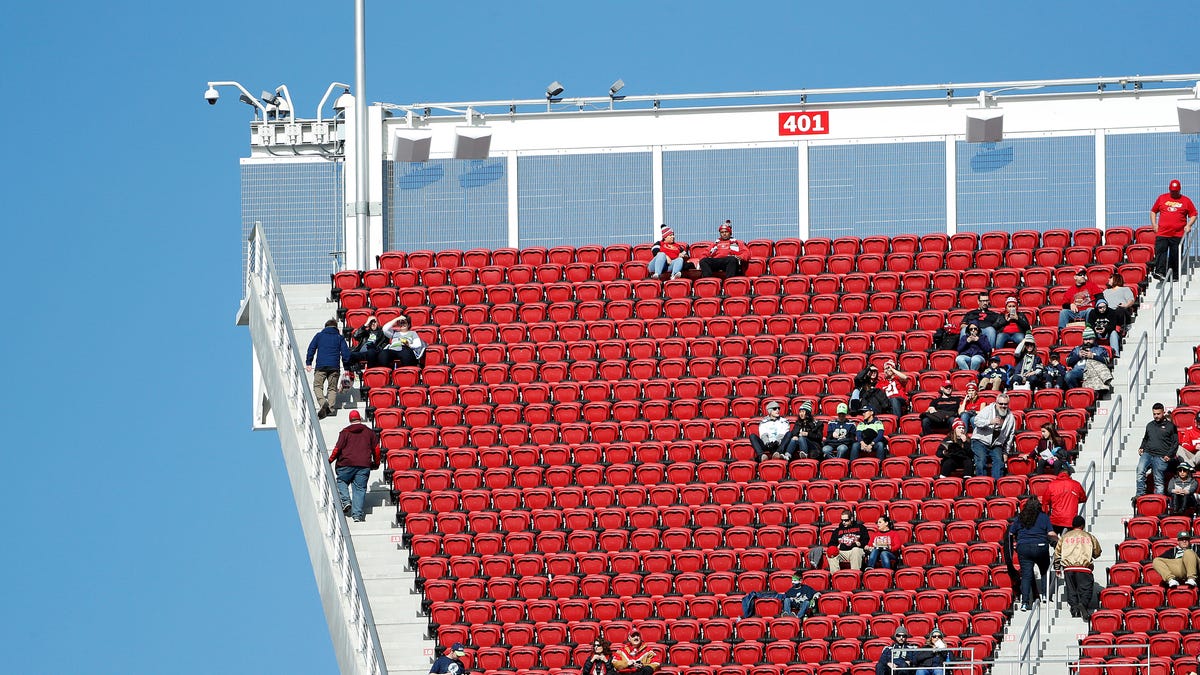 The 49ers' Stadium Is As Empty As It Deserves To Be