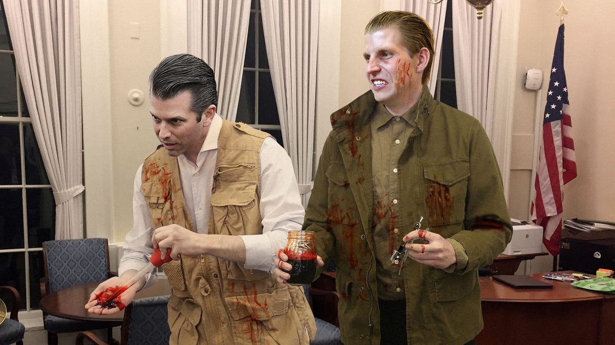 Homemade DNA Test Proves Trump Boys Are