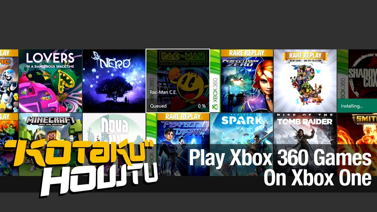 How to run backwards compatible xbox 360 games on xbox one