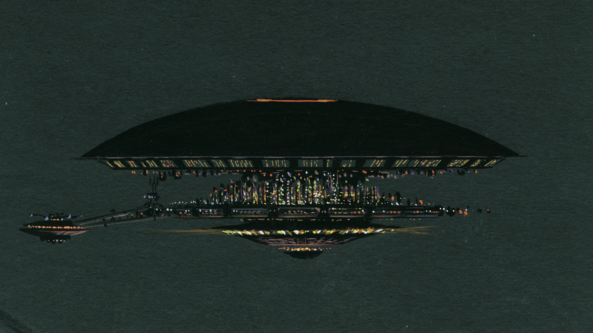A New Book Reveals The Original Design For The Mothership In Close Encounters Of The Third Kind
