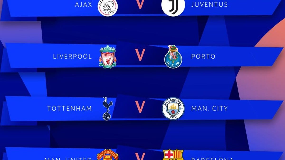 Here Is The Champions League Quarterfinals Draw Update