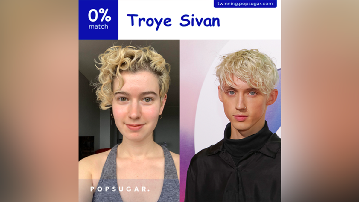 Popsugar S Twinning App Doesn T Think I Look Like Troye Sivan Oh
