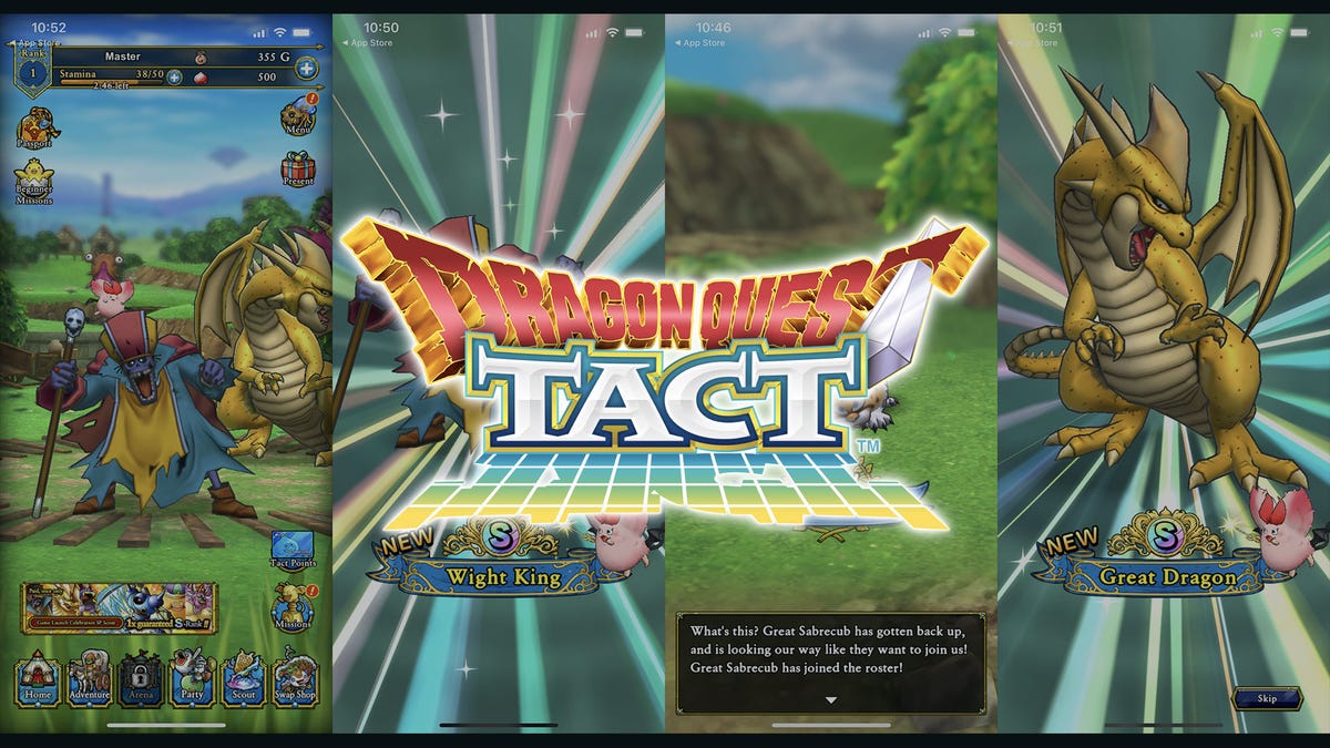 Dragon Quest Tact Mobile Monster Strategy Launches Worldwide