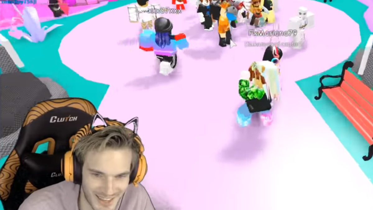 Pewdiepie Clashes With Roblox Which Appears To Have Banned His