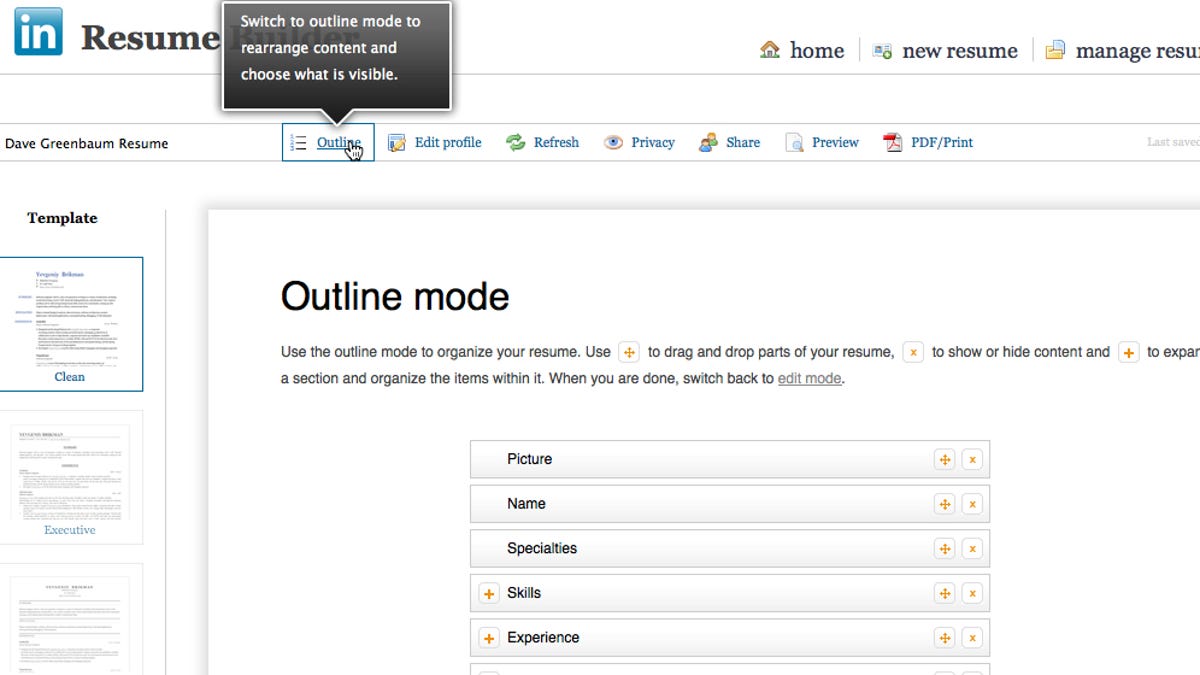 Linkedin S Resume Builder Makes A Resume From Your Profile