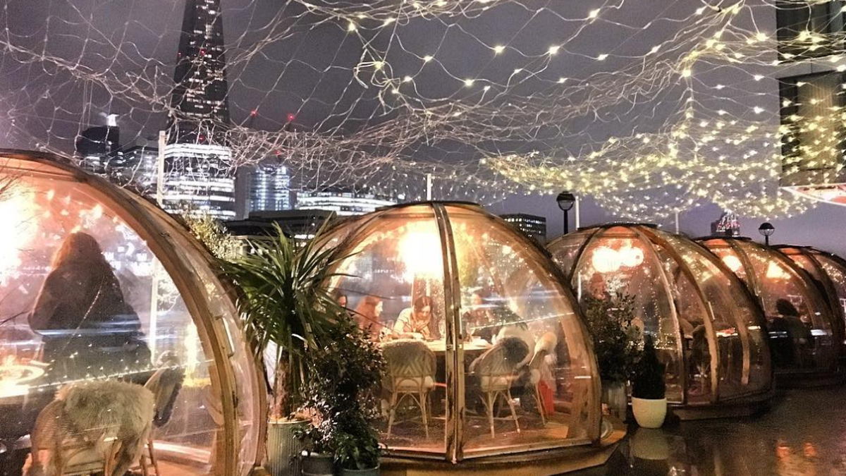 The Future Of Not Going Outside Is Plastic Domes All Over