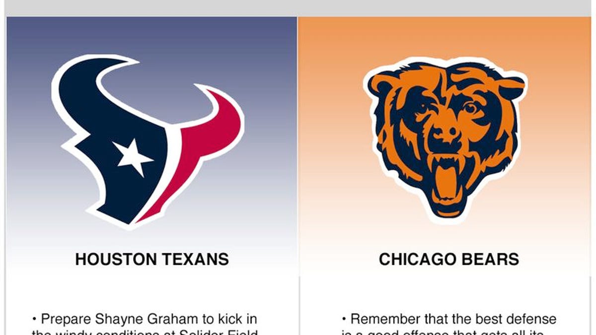 Texans vs. Bears