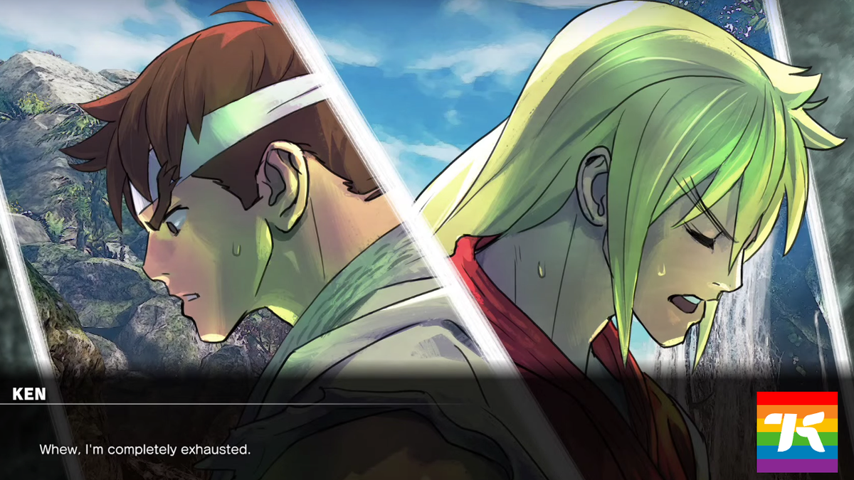 The Street Fighter V Tutorial Has Me Convinced Ryu And Ken Hooked Up
