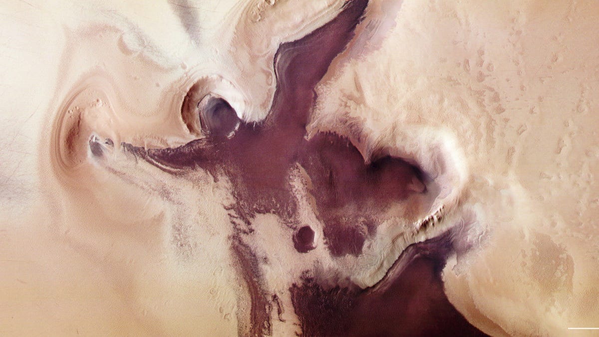 This elegant muscular view of Mars is truly unbelievable