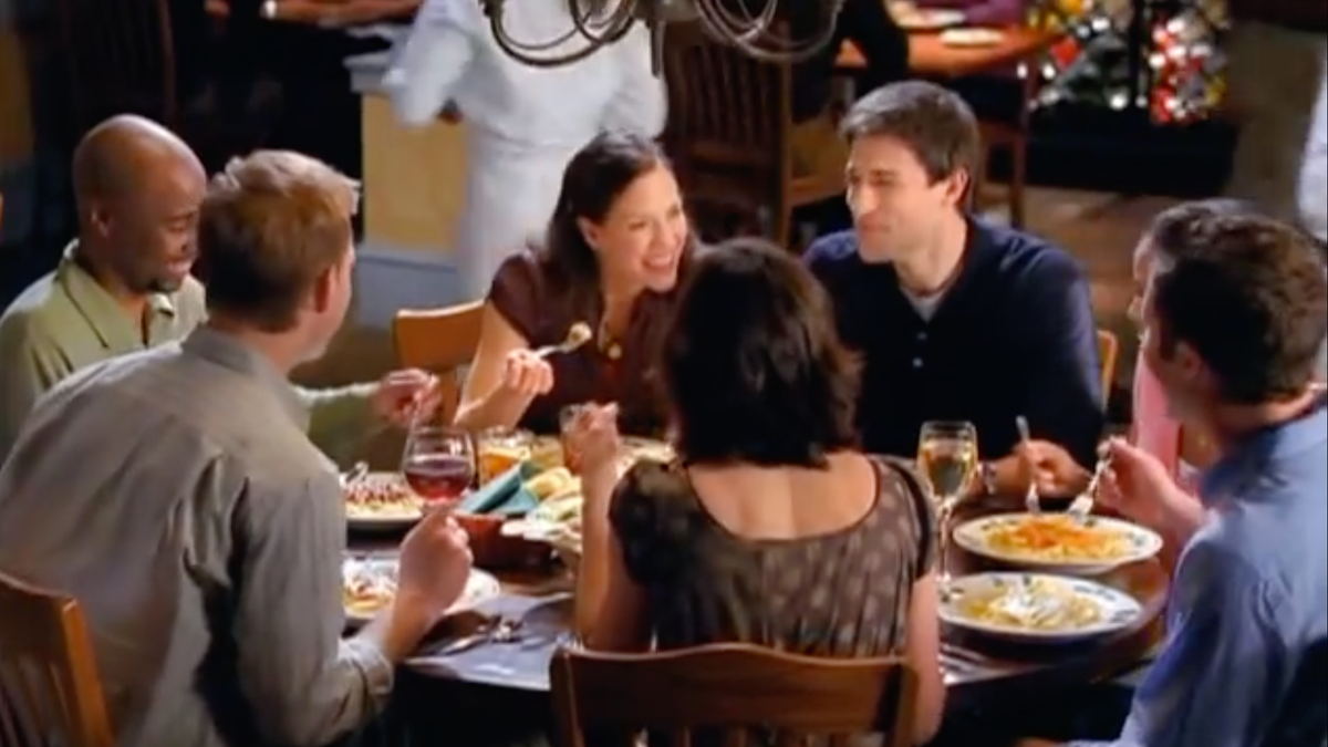 Welcome To Olive Garden Where The Pasta Nachos Are Warm And Defeated
