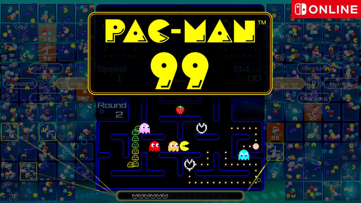 Test your retro gaming skills in a real battle with the Pac-Man 99