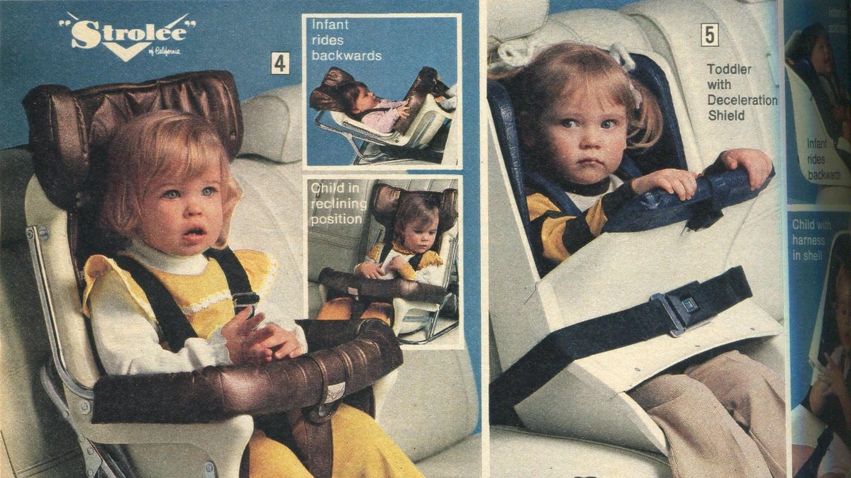 Vintage Car Seats from 1977 Are Terrifying