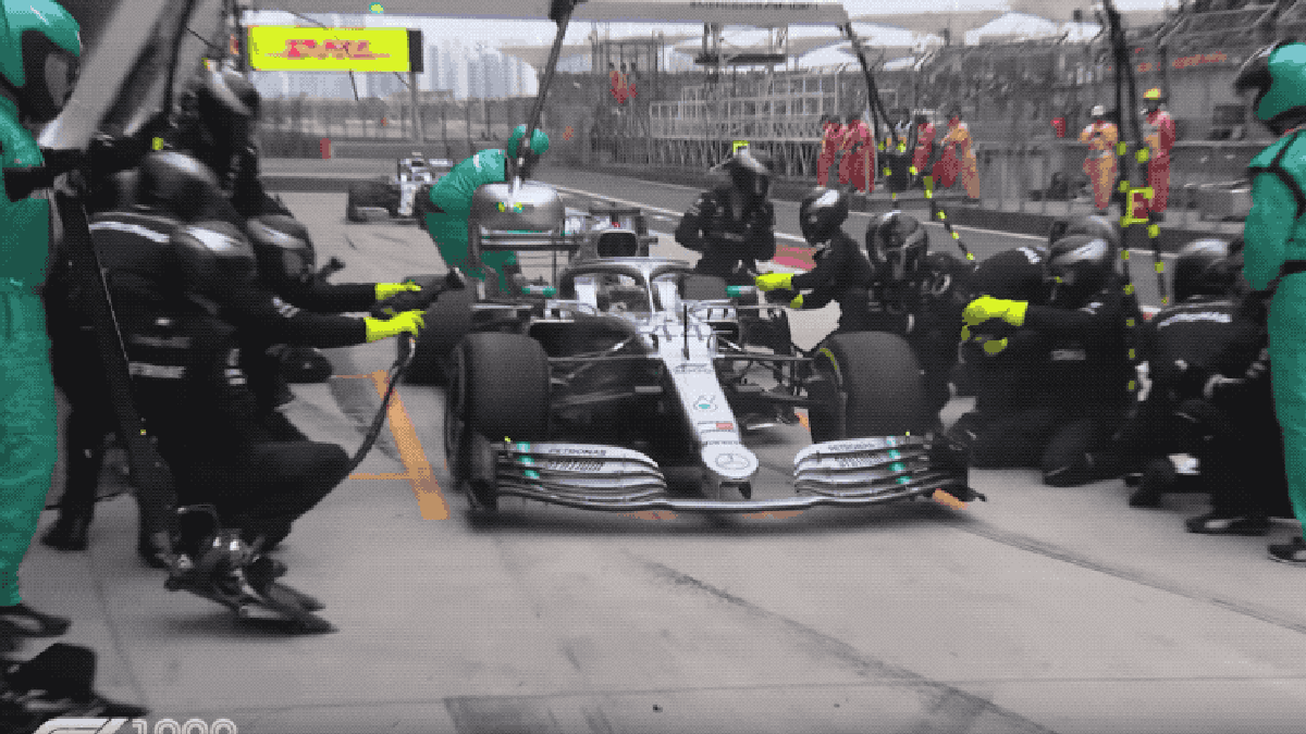Kneel Before Mercedes F1 Double Pit Stop Prowess