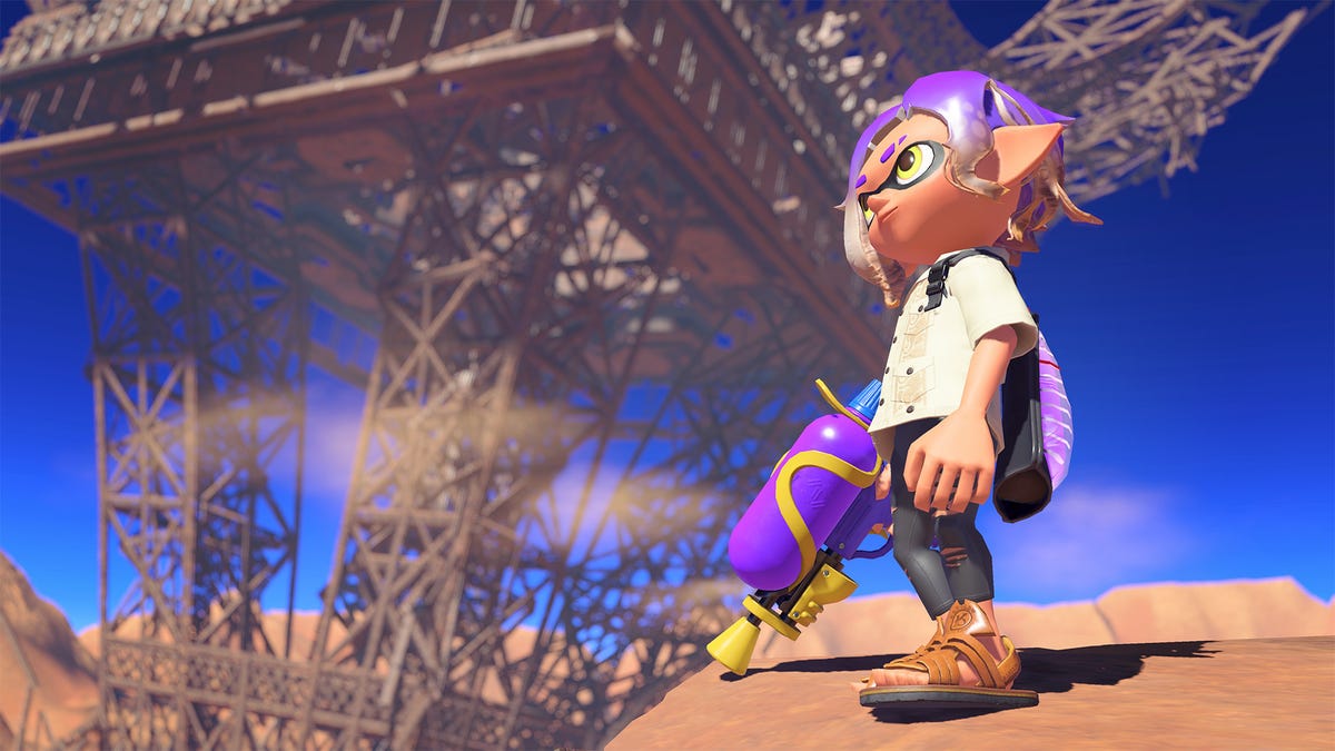 Yes, Splatoon is set after a climate apocalypse
