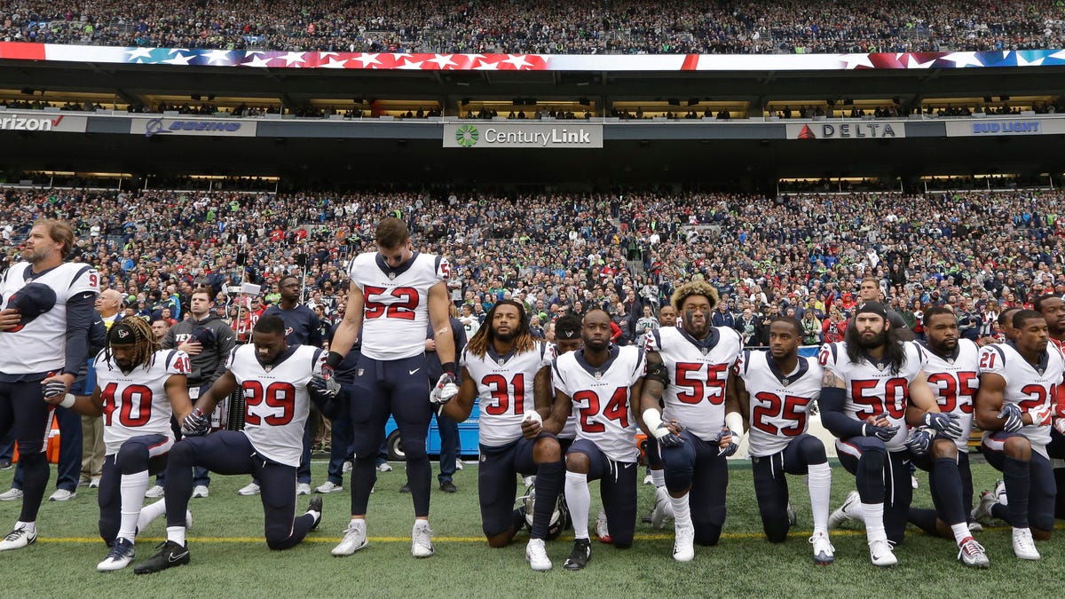 Houston Texans Players Including Most White Teammates