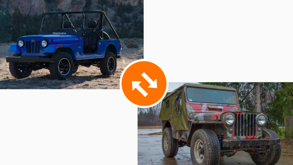 Here S How Similar The Mahindra Roxor Is To An Old Jeep Cj