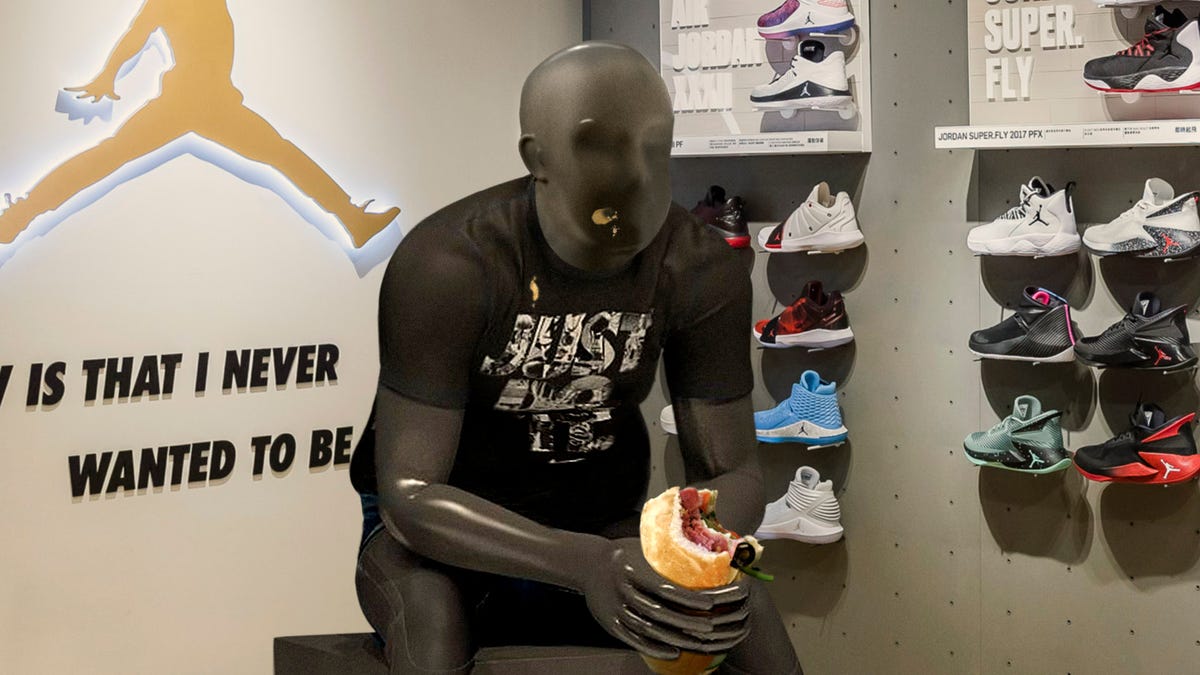 Nike Unveils Size Inclusive Mannequin Eating A 12 Inch Hoagie