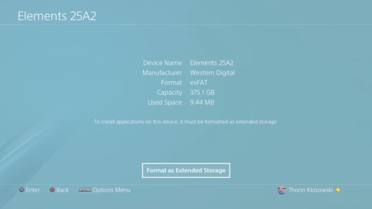 ps4 firmware for new hard drive