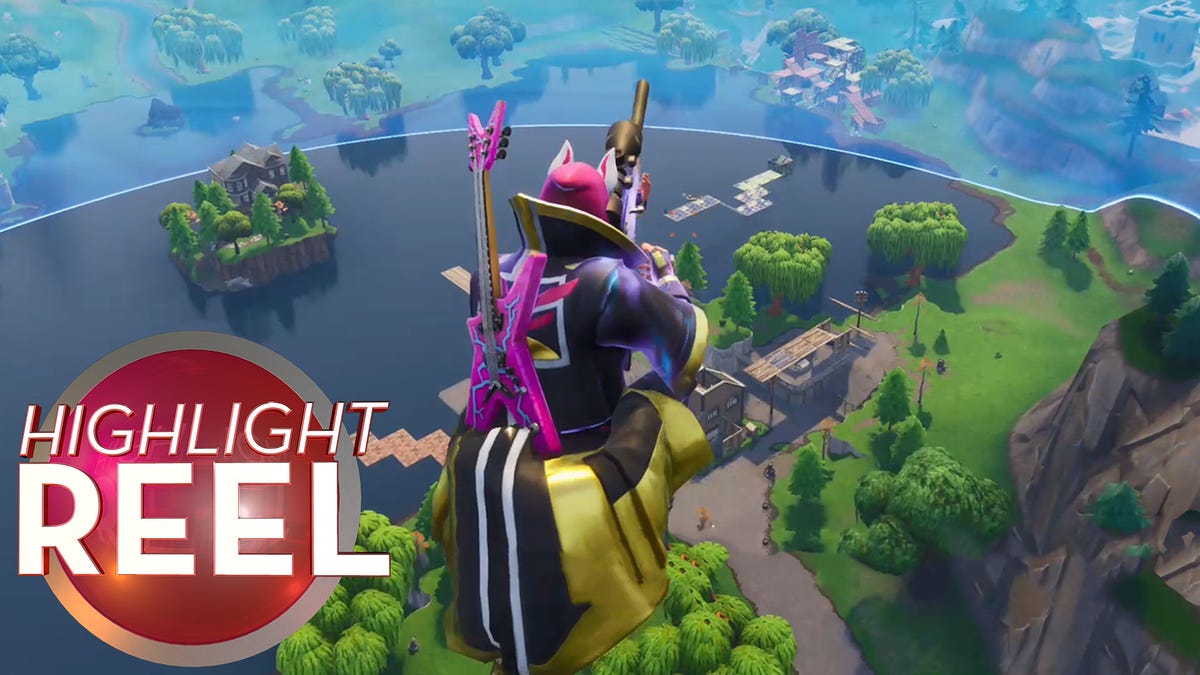 Fortnite Player Wins With Fantastic Airborne Shot