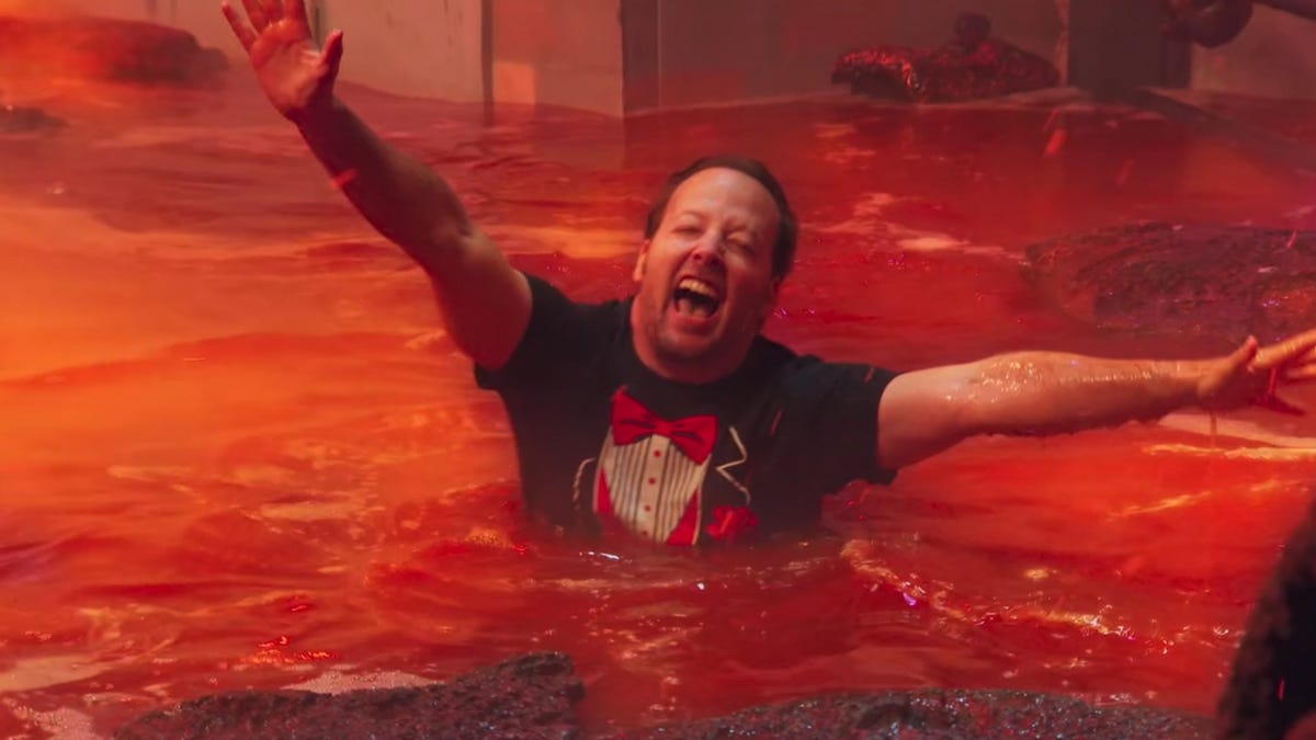 the floor is lava show