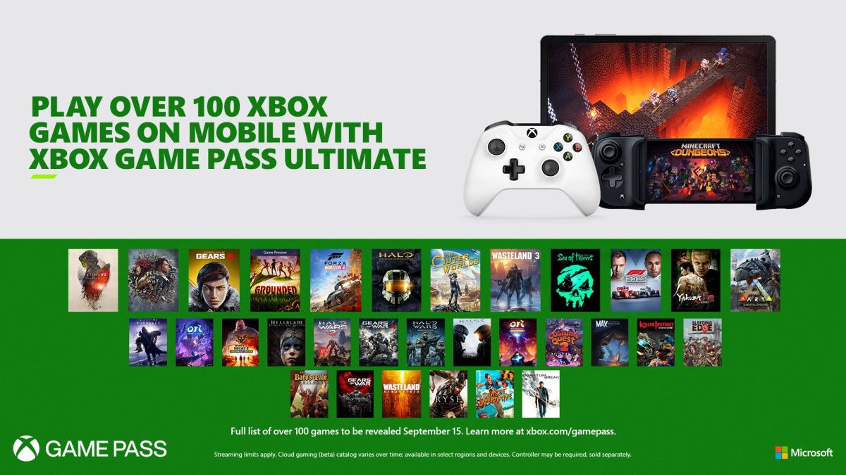 xbox games pass library