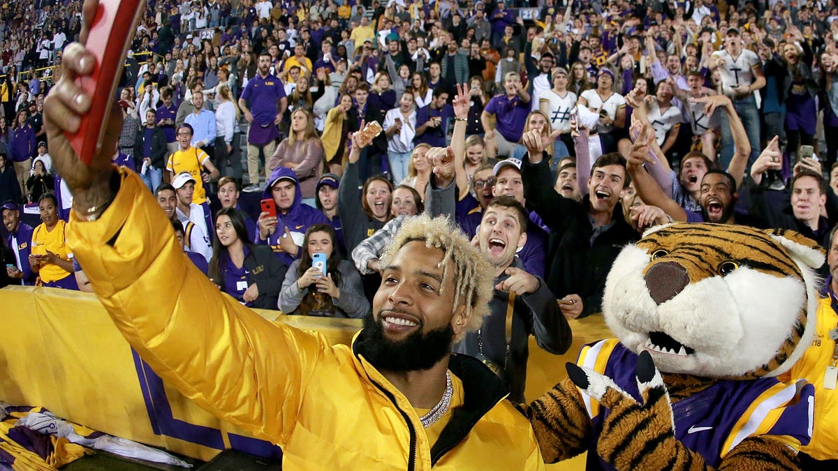 Odell Beckham Jr. Once a tiger, always a tiger.