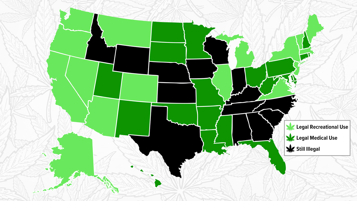 Where Is Weed Legal in the U.S. in 2021?
